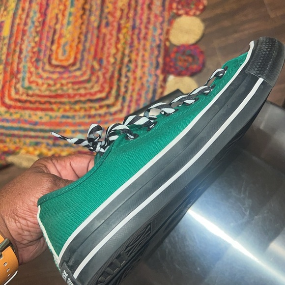 Green Custom Converse - Picture 3 of 4
